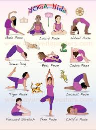 Yoga Kids Poster Kids Yoga Poses Yoga For Kids Easy Yoga Workouts