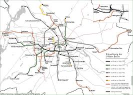 Ubahn Berlin Map Berlin Public Transport History