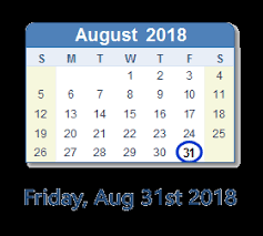 Check spelling or type a new query. August 31 2018 Date In History News Social Media Day Info