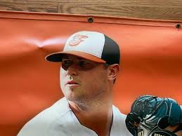 Zach Britton & Mark Trumbo Baltimore Orioles Game Used 38" x 28" Vinyl  Banner