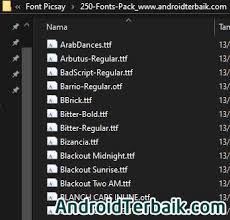 1001 Download Font Picsay Pro Gratis Cara Instalnya 2021