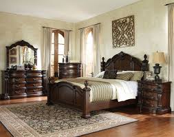 Does your bedroom make you smile when you walk into it? Standard Furniture Churchill Poster Bedroom Set In Dark Cherry