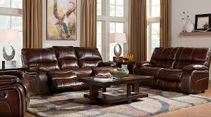 Modern or contemporary red, white, black, or cream microfiber or leather sectional sofa tastefully decorated with contrasting pillows. Beige Black Brown Living Room Furniture Decorating Ideas