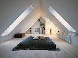 St Joseph Loft Transformation Of A Bedroom Loft Into A Quiet And Warm Space Modern Bedroom Inspiration Bedroom Loft Attic Rooms