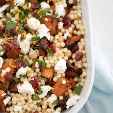 Check spelling or type a new query. Roast Pumpkin Salad With Pearl Couscous Cranberries Goat S Cheese