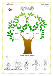 Family Tree Family Tree Worksheet Family Worksheet Family Tree Kindergarten