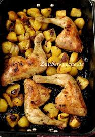 Hahnchenschenkel Mit Kartoffeln Aus Dem Backofen Hahnchenschenkel Rezept Hahnchen Rezepte Backofen Rezepte
