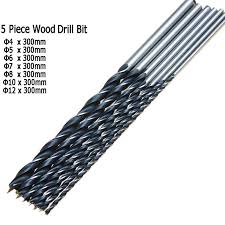 7 أجزاء 12 300 ملليمتر اضافية طويلة تطور براد نقطة الخشب مثقاب تعيين 4 5 6 7 8 10 12 ملليمتر النجارة أداة الحفر Wood Drill Bits Drill Bits Drilling Tools