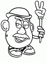 Have students choose various parts from bag and put in place. Mr Potato Head Coloring Pages To Download And Print For Free Coloring Home