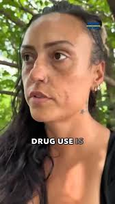 A homeless encampment