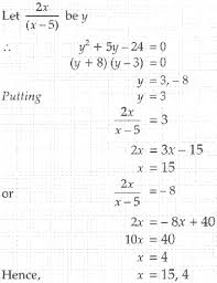 Check how easy it is, and learn it for the future. Solve For X 2x X 5 2 5 2x X 5 24 0 X 5 Sarthaks Econnect Largest Online Education Community