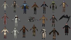 In december of 2019, the skywalker saga came to a complete and total end (or so the studio said, at least). Star Wars Kinect Models By Fleetadmiral01 On Deviantart