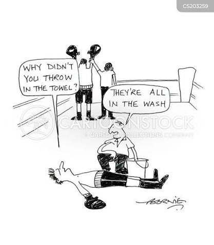 Throw In The Towel Cartoons and Comics - funny pictures from CartoonStock