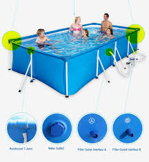 High Quality Portable Family Swim Pool 56424 Steel Frame Large Volume Pool With Filter Pump Buy Bestway 56424 Swim Pool Steel Frame Large Volume Pool With Fulter Pump Product On Alibaba Com