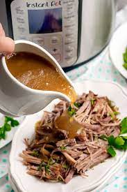 Easy Instant Pot Pork Shoulder Gravy Step By Step Recipe Instant Pot Pork Easy Instant Pot Recipes Pork Shoulder Roast