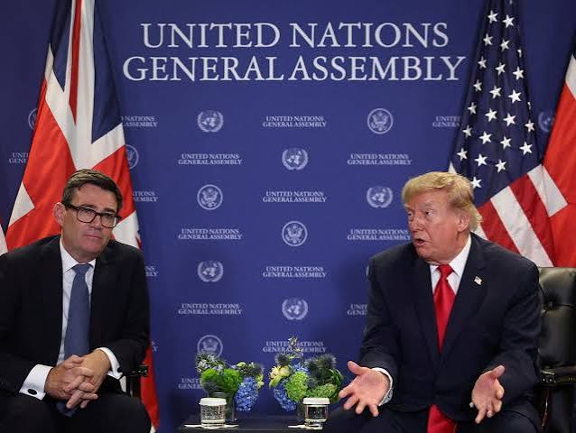 Trump says Chagos handover deal is 'terrible' and Burnham is 'looking at it' | The Independent