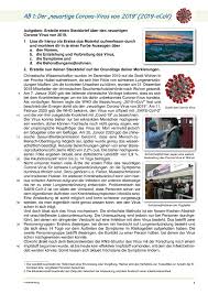 Sekundarstufe Unterrichtsmaterial Biologie Weitere Themen Corona Virus Grundlagen Verlauf Verbreitung