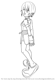 Each printable highlights a word that starts. Learn How To Draw Kairi From Kingdom Hearts Kingdom Hearts Step By Step Drawing Tutorials