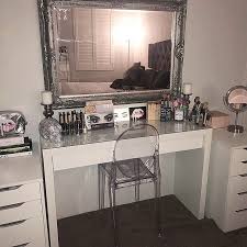 Amyylant Vanity Area So Glam And Organised We Love It Swipe Left To See All Images Acrylic Storage Fro Beauty Room Vanity Beauty Room Beauty Room Design