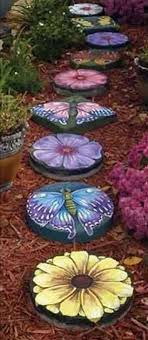 Pin By Caps Events Andrei Petre On Outdoors Ideas Painted Stepping Stones Garden Stepping Stones Stepping Stone Crafts