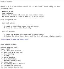 Hippy shake the honeymoon song the inner light the long and winding road the night before the sheik of araby the word there's a place things we said today think for yourself this boy three cool cats ticket to ride till. Solved Code In C The Last 2 Pictures Are Of The Input Chegg Com