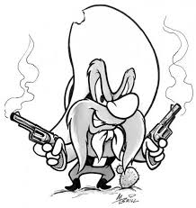 Pin By John P Mccartney On Yosemite Sam Cartoon Drawings Cartoon Coloring Pages Cartoon Tattoos