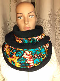 Polar and Wax Snood, 2 Turns Peacock Feather Scarf