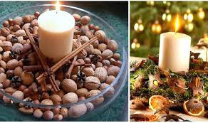 Risultati immagini per decorazioni natale vasi sassi bacche cortecce
