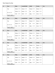 Resume examples > form > soccer tryout evaluation form pdf. Softball Evaluation Form Fill Online Printable Fillable Blank Pdffiller
