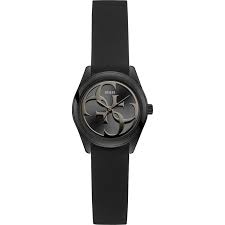 12 mm acier inoxydable argent, doré. Montre Guess Femme Micro G Twist Acier Noir Silicone Noir W1146l3 Gperdumesaiguilles Com