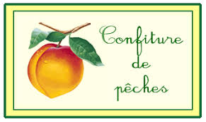 Confiture De Peches Confiture Peche Etiquette Confiture Etiquettes Confitures Gratuites