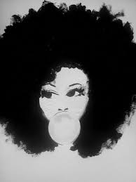 Pin By Sony Kol On Hairs Female Art Nature Art Black Women Art