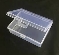 Small Transparent Plastic Storage Box Clear Square ...