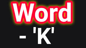 Check spelling or type a new query. Top 10 Positive Words Start With Letter K Ll Word K Youtube