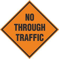 No Through Traffic Signs | Roadworks Safety Signs Ireland | PD Signs