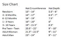 58 Best Head Sizing Chart Images Crochet Hat Sizing
