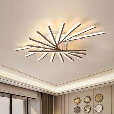 Despite their low wattages, led ceiling lights produce super bright lights for superior illumination. Modern Led Ceiling Lights Fixture For Living Room Home Art Deco Restaurant Office Gold Black Lamp With Remote Bedroom Lustre Ceiling Lights Aliexpress