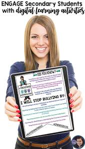 Digital Anti Bullying Banners And Mini Research Project Nationalbullyingpreventionmonth Research Projects Bullying Resources First Day Of School Activities
