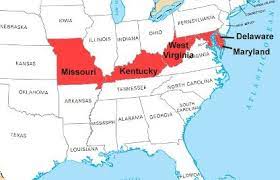It ends in the state of kentucky. Civil War Border States Brothers At War