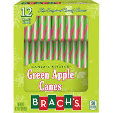 brach s green apple candy canes 12