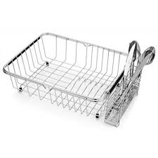 Maybe you would like to learn more about one of these? Adjustable Over Sink Dish Drying Rack Stainless Steel Dish Drainer On Counter Or In Sink Dish Rack Deep And Large Rustproof Brickseek