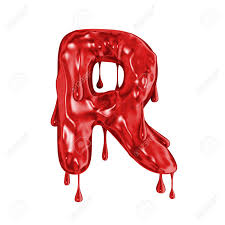 Blood Font Halloween Horror Letter R Stock Photo Picture And Royalty Free Image Image 92811633