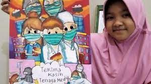 Dibawah adalah gambar mewarnai tema 17 agustus yaitu gambar mewarnai lomba balap karung dan juga gambar mewarnai lomba makan kerupuk. Poster Empati Covid 19 Sd Almadany Pwmu Co Portal Berkemajuan