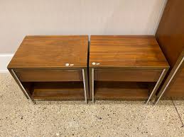 Mid century modern dresser set made for lane's first edition collection. Lot Lane Mid Century Bedroom Set Including Dresser Tall Chest And Night Stands Dresser 80 X 18 X 78