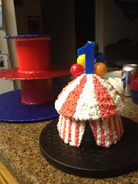 Circus Tent Cake Yay No Fondant Carnival Party Birthday Candles Birthday