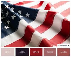 Les couleurs utilisées sur le drapeau sont bleu, rouge, blanc. Drapeau Etats Unis Couleurs Du Drapeau Americain