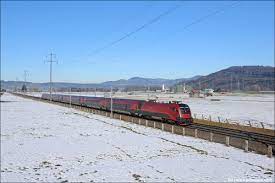 railjet to zurich at bilten ch by nil 13 02 11 eisenbahn zug bilten