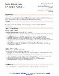 Route Sales Driver Resume Samples Qwikresume