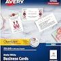 Avery Clean Edge Printable Business Cards With Sure Feed Technology, 2" X 3.5", White, 200 Blank Cards For Inkjet Printers (08871) from www.amazon.com