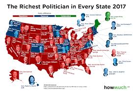 This Map Shows You the Richest Politician In Every State